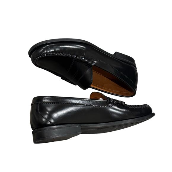 J. Crew Men's Camden Loafers Shoes Slip-On in Leather Black Size 9.5 NWOB - Picture 7 of 12